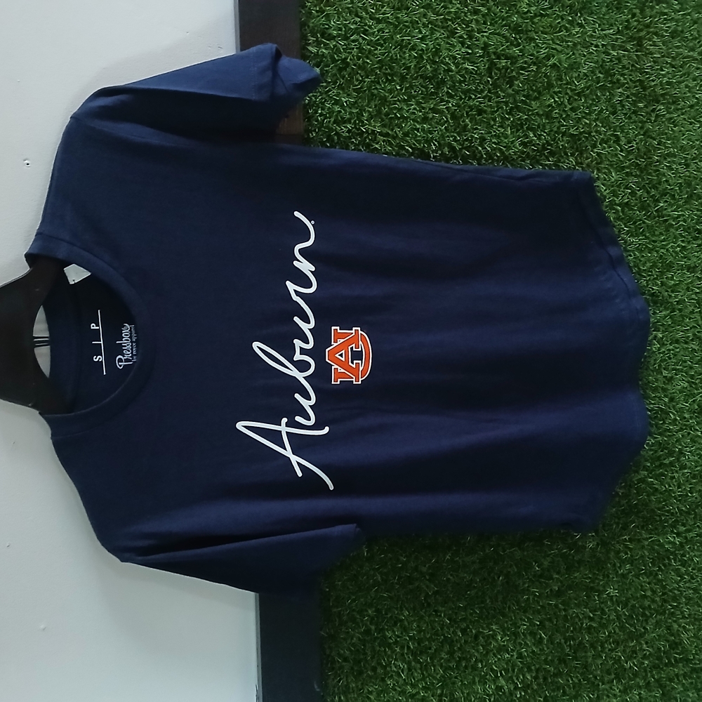 Rounded Bottom - Auburn Navy Blue T-Shirt